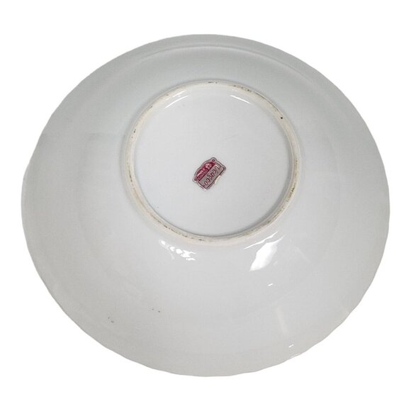 Vintage Ugaco Ceramics Japan Hand Painted Rose Bowl 7.5" Round Gold Gilded - Picture 7 of 9